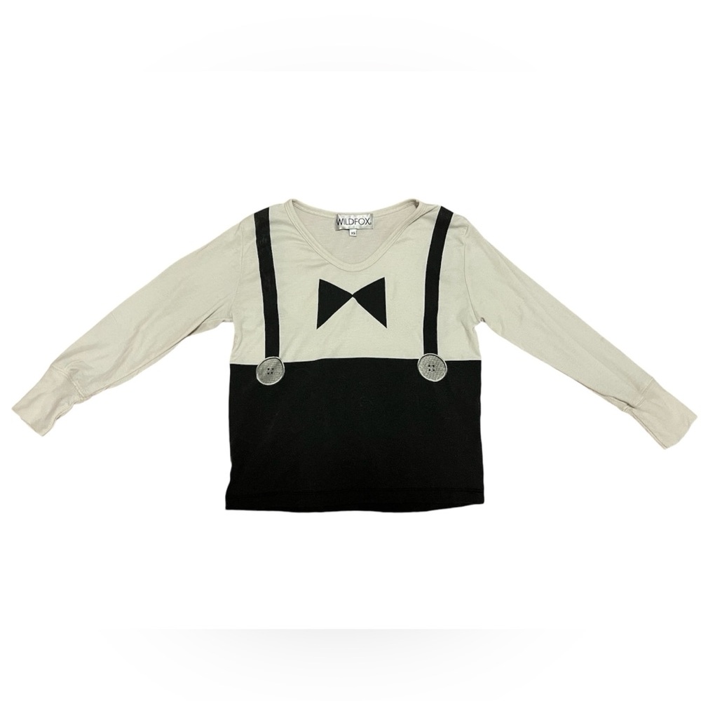 Wildfox Cute Print Short Sweater White